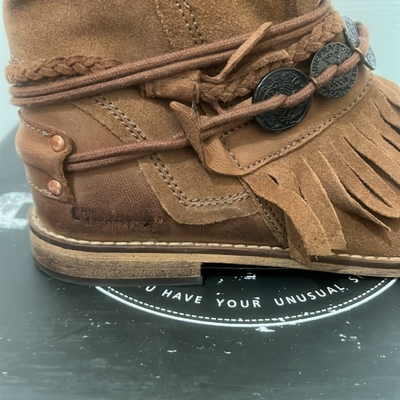 Musse-Cloud-Womens-Anaeh-Bootie. Brown suede leather size 9 - Picture 7 of 7